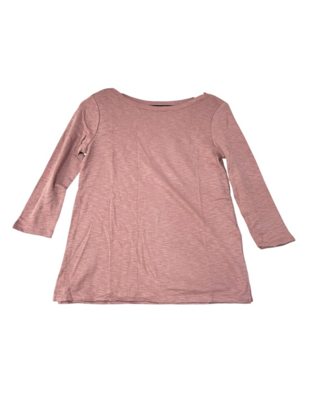 NWT Kirkland Signature Women's XS Pink 3/4 Sleeve Boat Neck Cotton C1016 - Picture 4 of 12